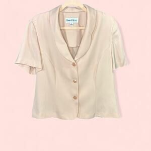 Vintage Danny & Nicole Blush Button-Up Top 🌸✨